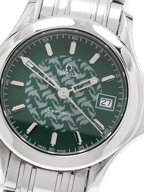 OMEGA Seamaster120 Jacques Mayol 1998 2586.70 green Dial Quartz Ladies_949104 main image 7